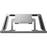 Alogic Metro Adjustable & Portable Folding Notebook Stand - Space Grey - Desk - Aluminium Alloy - Space Gray IM5176924