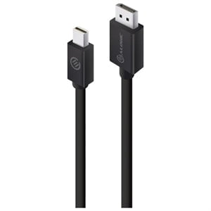 Alogic Mini DisplayPort to DisplayPort Cable - Male to Male - Elements Series - 1m - 1 m DisplayPort/Mini DisplayPort A/V Cable for Computer, Docking Station, Monitor, Projector - First End: 1 x Mini DisplayPort Digital Audio/Video - Male - Second End: 1 IM4504909