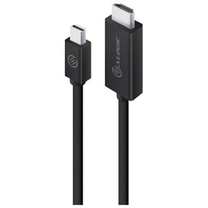 Alogic Mini DisplayPort to HDMI Cable Male to Male - Elements Series - 1m - 1 m HDMI/Mini DisplayPort A/V Cable for Monitor, Computer, Docking Station, Projector, Audio/Video Device - First End: 1 x HDMI Digital Audio/Video - Male - Second End: 1 x Mini D IM4504911