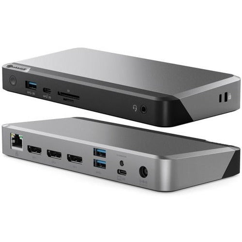 Alogic MX3 Docking Station - 3 Displays Supported - 4K, 5K - 3840 x 2160 - 1 x USB 3.1 Type-C Ports - 3 x USB Type-A Ports - USB Type-A - USB Type-C - 1 x RJ-45 Ports - Network (RJ-45) - DisplayPort - Wired IM5207601
