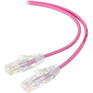 Alogic Pink Ultra Slim Cat6 Network Cable, UTP, 28AWG - Series Alpha - 3m - 3 m Category 6 Network Cable for Network Device - First End: 1 x RJ-45 Network - Male - Second End: 1 x RJ-45 Network - Male - Patch Cable - Gold Plated Connector - LSZH - 28 AWG IM5557361