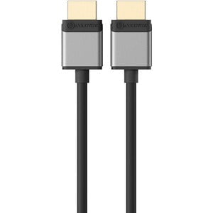 Alogic Slim Super Ultra HDMI to HDMI Cable -Male to Male -1m 8K@60Hz - 1 m HDMI A/V Cable for Chromebook, Audio/Video Device, Computer, Gaming Console, Blu-ray Player, Hi-Fi System, TV, Monitor, Projector - First End: 1 x HDMI 2.1 Digital Audio/Video - Ma IM5080353