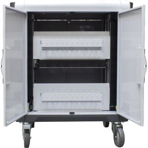 ALOGIC SMARTBOX 24 BAY NOTEBOOK/CHROMEBOOK & TABLET CHARGING TROLLEY - UP TO 15.6IN DEVICES -WITH AUX POWER OUTLETS IM4274838