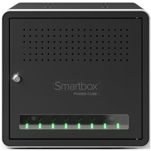 Alogic SmartBox Power Cube Plus - USB-C 8-Bay Charge & Sync Cabinet - Up to 35.6 cm (14") Screen Support - 37.3 cm Height x 39.6 cm Width x 39.5 cm Depth - Wall Mountable - Black IM5458715