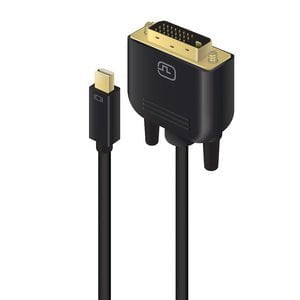 Alogic SmartConnect Mini DisplayPort to DVI-D Male to Male Cable - Premium Series - 2m - 2 m DVI-D/Mini DisplayPort Video Cable for Video Device, Computer, MAC, Ultrabook, Notebook - First End: 1 x Mini DisplayPort 1.2 Digital Audio/Video - Male - Second IM4503096