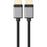 Alogic Super Ultra 8K HDMI to HDMI Cable - Male to Male - Space Grey - 1m - 1 m HDMI A/V Cable for Audio/Video Device, Computer, Gaming Console, Blu-ray Player, Hi-Fi System, TV, Monitor, Projector, Video Wall, Chromebook - First End: 1 x HDMI 2.1 Digital IM5080395