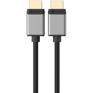 Alogic Super Ultra 8K HDMI to HDMI Cable - Male to Male - Space Grey - 3m - 3 m HDMI A/V Cable for Audio/Video Device, Chromebook, Computer, Gaming Console, Blu-ray Player, Hi-Fi System, HDTV, Monitor, Projector, TV, Video Wall - First End: 1 x HDMI 2.1 D IM5080397