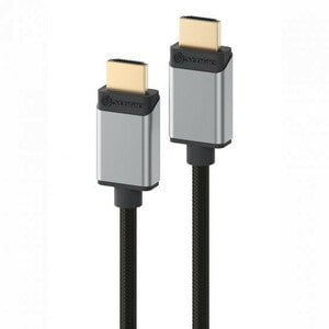 Alogic Super Ultra 8K HDMI to HDMI Cable - Male to Male - Space Grey - 3m - 3 m HDMI A/V Cable for Audio/Video Device, Chromebook, Computer, Gaming Console, Blu-ray Player, Hi-Fi System, HDTV, Monitor, Projector, TV, Video Wall - First End: 1 x HDMI 2.1 D IM5080397