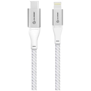 Alogic SUPER Ultra USB-C to Lightning Cable - 1.5m - Silver - 1.50 m Lightning/USB Data Transfer Cable for iPad, iPod, iPhone - First End: 1 x USB Type C - Male - Second End: 1 x Lightning - Male - MFI - Silver - 1 IM4503109