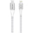 Alogic SUPER Ultra USB-C to Lightning Cable - 1.5m - Silver - 1.50 m Lightning/USB Data Transfer Cable for iPad, iPod, iPhone - First End: 1 x USB Type C - Male - Second End: 1 x Lightning - Male - MFI - Silver - 1 IM4503109