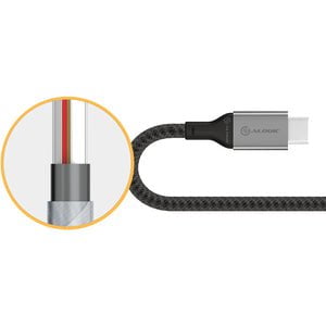Alogic Super Ultra USB-C to Lightning Cable - 1.5m - Space Grey - 1.50 m Lightning/USB Data Transfer Cable for iPad, iPhone, iPod - First End: 1 x USB Type C - Male - Second End: 1 x Lightning - Male - MFI - Space Gray - 1 IM4442303