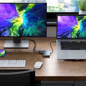 Alogic ThunderBolt 3 Dual DisplayPort PORTABLE Docking Station with 4K - Space Grey - for Notebook - Thunderbolt 3 - 4K - 4096 x 2160, 3840 x 2160 - USB Type-A - Network (RJ-45) - DisplayPort - Wired - Gigabit Ethernet - Windows, macOS IM5234151