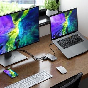 Alogic ThunderBolt 3 Dual DisplayPort PORTABLE Docking Station with 4K - Space Grey - for Notebook - Thunderbolt 3 - 4K - 4096 x 2160, 3840 x 2160 - USB Type-A - Network (RJ-45) - DisplayPort - Wired - Gigabit Ethernet - Windows, macOS IM5234151