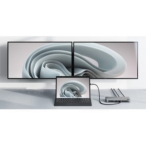 Alogic Thunderbolt 4 BLAZE Docking Station - 2 Displays Supported - 4K - 3840 x 2160 - 1 x USB 2.0 - 4 x USB Type-A Ports - USB Type-A - 3 x USB Type-C Ports - USB Type-C - 1 x RJ-45 Ports - Network (RJ-45) - Thunderbolt - Wired - Gigabit Ethernet - macOS IM5395797