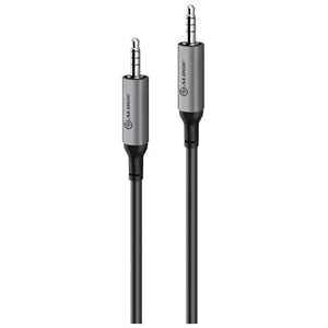 Alogic Ultra 3.5mm (Male) to 3.5mm (Male) Audio Cable - Space Grey - 2m - 2 m Mini-phone Audio Cable for Audio Device, Computer, MP3 Player, Mobile Phone, Tablet, Speaker, Media Player, Car Stereo, Smartphone - First End: 1 x Mini-phone Stereo Audio - Mal IM4503022