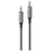 Alogic Ultra 3.5mm (Male) to 3.5mm (Male) Audio Cable - Space Grey - 2m - 2 m Mini-phone Audio Cable for Audio Device, Computer, MP3 Player, Mobile Phone, Tablet, Speaker, Media Player, Car Stereo, Smartphone - First End: 1 x Mini-phone Stereo Audio - Mal IM4503022