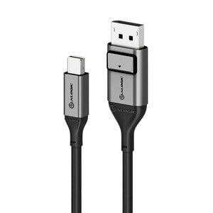 Alogic Ultra 8K Mini DisplayPort to DisplayPort Cable - V1.4 - 1m - 1 m DisplayPort/Mini DisplayPort A/V Cable for Audio/Video Device, Monitor, Notebook - First End: 1 x DisplayPort 1.4 Digital Audio/Video - Male - Second End: 1 x Mini DisplayPort 1.4 Dig IM4596108