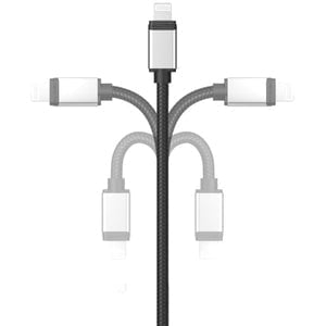 Alogic Ultra Fast Plus USB-A to Lightning USB 2.0 Cable - 1m - 1 m Lightning/USB Data Transfer Cable for iPhone - First End: 1 x USB 2.0 Type A - Male - Second End: 1 x Lightning - Male - 480 Mbit/s - Space Gray IM5335985