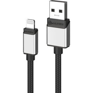 Alogic Ultra Fast Plus USB-A to Lightning USB 2.0 Cable - 1m - 1 m Lightning/USB Data Transfer Cable for iPhone - First End: 1 x USB 2.0 Type A - Male - Second End: 1 x Lightning - Male - 480 Mbit/s - Space Gray IM5335985
