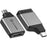 Alogic Ultra Mini USB-C to DisplayPort Adapter - 1 Pack - 1 x DisplayPort Digital Audio/Video Female - 1 x Type C USB Male - 3840 x 2160 Supported - Space Gray IM5026791