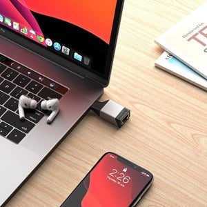 Alogic Ultra Mini USB-C to DisplayPort Adapter - 1 Pack - 1 x DisplayPort Digital Audio/Video Female - 1 x Type C USB Male - 3840 x 2160 Supported - Space Gray IM5026791