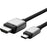 Alogic Ultra USB-C to HDMI with 100W PD Cable - Male to Male - 1m - 1 m HDMI/USB-C A/V Cable for Notebook, Computer, Monitor, TV, Projector, MAC, Chromebook, iPad - First End: 1 x USB Type C - Male, 1 x USB Type C Power - Female - Second End: 1 x HDMI 2.0 IM5335989