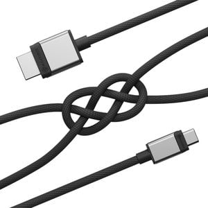 Alogic Ultra USB-C to HDMI with 100W PD Cable - Male to Male - 1m - 1 m HDMI/USB-C A/V Cable for Notebook, Computer, Monitor, TV, Projector, MAC, Chromebook, iPad - First End: 1 x USB Type C - Male, 1 x USB Type C Power - Female - Second End: 1 x HDMI 2.0 IM5335989