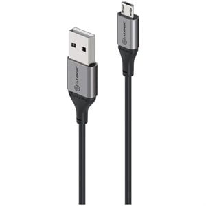 Alogic Ultra USB2.0 USB-A (Male) to Micro-B (Male) Cable Space Grey - 2m - 2 m Micro-USB/USB Data Transfer Cable for Phone, Tablet, PDA, GPS, Computer - First End: 1 x USB 2.0 Type A - Male - Second End: 1 x Micro USB 2.0 Type B - Male - Space Gray - 1 IM4503105