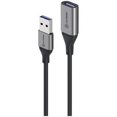 Alogic Ultra USB3.0 USB-A (Male) to USB-A (Female) Extension Cable - Space Grey - 2m - 2 m USB Data Transfer Cable for Peripheral Device, Mouse, Keyboard, Hard Drive, USB Hub, Computer - First End: 1 x USB 3.0 Type A - Male - Second End: 1 x USB 3.0 Type IM4503107