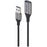 Alogic Ultra USB3.0 USB-A (Male) to USB-A (Female) Extension Cable - Space Grey - 2m - 2 m USB Data Transfer Cable for Peripheral Device, Mouse, Keyboard, Hard Drive, USB Hub, Computer - First End: 1 x USB 3.0 Type A - Male - Second End: 1 x USB 3.0 Type IM4503107