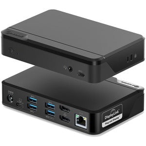 Alogic Universal Twin HD USB-C Docking Station - for Notebook - USB Type C - 2 Displays Supported - Full HD - 1920 x 1080 - 5 x USB Ports - 4 x USB 3.0 - USB Type-A - USB Type-C - Network (RJ-45) - HDMI - Wired - Gigabit Ethernet - macOS, Windows IM4940216