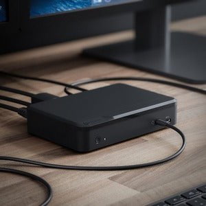 Alogic Universal Twin HD USB-C Docking Station - for Notebook - USB Type C - 2 Displays Supported - Full HD - 1920 x 1080 - 5 x USB Ports - 4 x USB 3.0 - USB Type-A - USB Type-C - Network (RJ-45) - HDMI - Wired - Gigabit Ethernet - macOS, Windows IM4940216