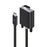 Alogic USB-C to VGA Cable - Male to Male - Elements Series - 2m - Retail - 2 m USB/VGA Video Cable for Video Device, Computer, Monitor - First End: 1 x USB Type C - Male - Second End: 1 x 15-pin HD-15 - Male - Supports up to 1920 x 1080 - Shielding - Blac IM4274754