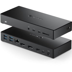 Alogic USB-C Triple DisplayDock - MA3 - with 100W Laptop Charging - 3 Displays Supported - 4K - 3840 x 2160 - 2 x USB 2.0 - USB Type-C - 1 x RJ-45 Ports - Network (RJ-45) - 1 x HDMI Ports - HDMI - 2 x DisplayPorts - DisplayPort - Wired IM5487417