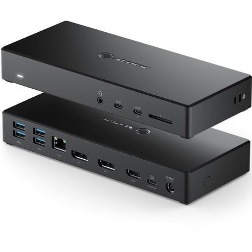 Alogic USB-C Triple DisplayDock - MA3 - with 100W Laptop Charging - 3 Displays Supported - 4K - 3840 x 2160 - 2 x USB 2.0 - USB Type-C - 1 x RJ-45 Ports - Network (RJ-45) - 1 x HDMI Ports - HDMI - 2 x DisplayPorts - DisplayPort - Wired IM5487417