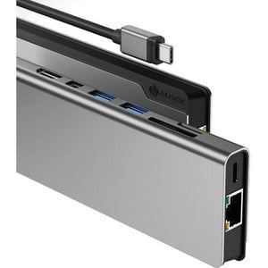 Alogic USB-C Ultra Dock PLUS Gen 2 with Power Delivery - for Notebook/Tablet/Workstation/Monitor - 100 W - USB Type C - 2 Displays Supported - 4K, 5K - 3840 x 2160, 5120 x 2880 - 2 x USB Type-A Ports - USB Type-A - USB Type-C - HDMI - Mini DisplayPort - S IM5335991