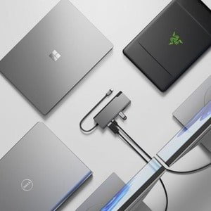 Alogic USB-C Ultra Dock PLUS Gen 2 with Power Delivery - for Notebook/Tablet/Workstation/Monitor - 100 W - USB Type C - 2 Displays Supported - 4K, 5K - 3840 x 2160, 5120 x 2880 - 2 x USB Type-A Ports - USB Type-A - USB Type-C - HDMI - Mini DisplayPort - S IM5335991