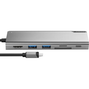 Alogic USB-C Ultra Dock UNI Gen 2 - for Notebook/Tablet/Smartphone - Memory Card Reader - SD - 100 W - USB Type C - 4K - 3840 x 2160 - 2 x USB Type-A Ports - USB Type-A - USB Type-C - HDMI - Space Gray - Wired - macOS, Windows, ChromeOS IM5335992