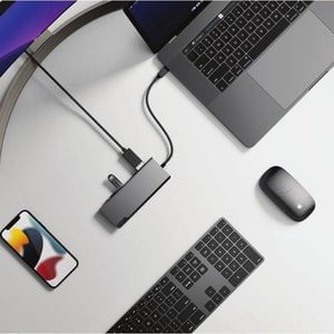 Alogic USB-C Ultra Dock UNI Gen 2 - for Notebook/Tablet/Smartphone - Memory Card Reader - SD - 100 W - USB Type C - 4K - 3840 x 2160 - 2 x USB Type-A Ports - USB Type-A - USB Type-C - HDMI - Space Gray - Wired - macOS, Windows, ChromeOS IM5335992