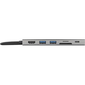 Alogic USB-C Ultra Dock UNI Gen 2 - for Notebook/Tablet/Smartphone - Memory Card Reader - SD - 100 W - USB Type C - 4K - 3840 x 2160 - 2 x USB Type-A Ports - USB Type-A - USB Type-C - HDMI - Space Gray - Wired - macOS, Windows, ChromeOS IM5335992