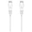 Alogic White CAT6 Network Cable - 1m - 1 m Category 6 Network Cable for Network Device - First End: 1 x RJ-45 Network - Male - Second End: 1 x RJ-45 Network - Male - 1 Gbit/s - Patch Cable - Gold Plated Contact - 24 AWG - White IM4504860
