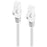 Alogic White CAT6 Network Cable - 1m - 1 m Category 6 Network Cable for Network Device - First End: 1 x RJ-45 Network - Male - Second End: 1 x RJ-45 Network - Male - 1 Gbit/s - Patch Cable - Gold Plated Contact - 24 AWG - White IM4504860