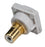 AMDEX White RCA to RCA Jack. Gold Plated CDFP-RCA-WH