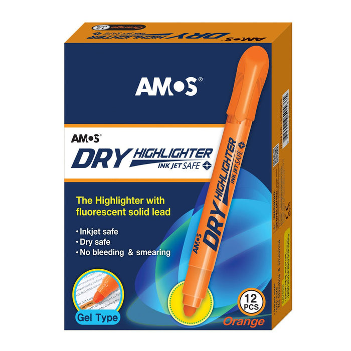 Amos Dry Highlighter Fluoro Orange CX200032