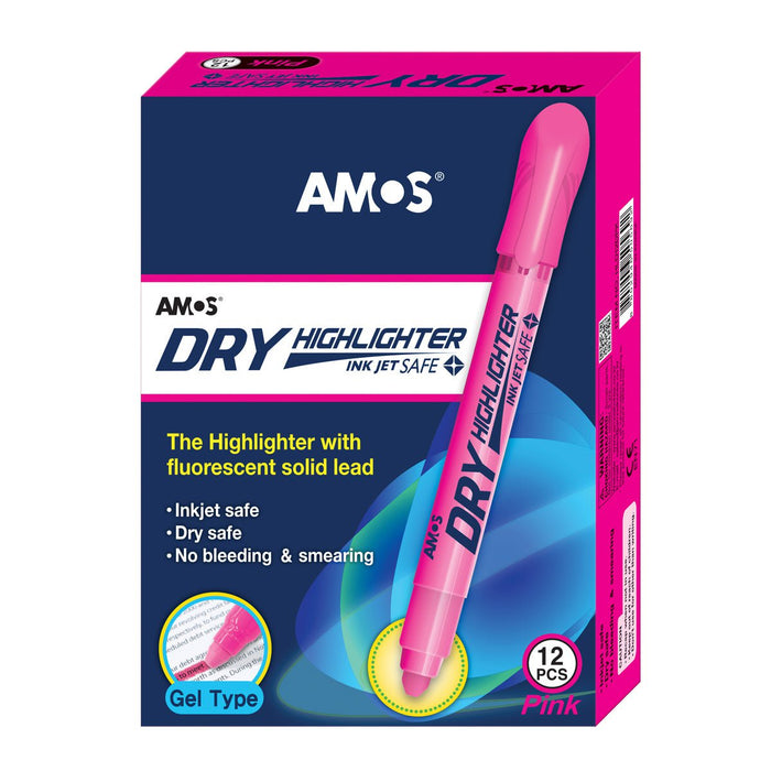 Amos Dry Highlighter Fluoro Pink CX200033