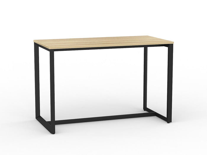 Anvil Bar Leaner Table 1600mm x 800mm - Black Frame (Choice of Worktop Colours) Atlantic Oak KG_ANVBARL168_B_AO