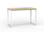 Anvil Bar Leaner Table 1600mm x 800mm - White Frame (Choice of Worktop Colours) Atlantic Oak KG_ANVBARL168_W_AO