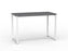 Anvil Bar Leaner Table 1600mm x 800mm - White Frame (Choice of Worktop Colours) Silver KG_ANVBARL168_W_S