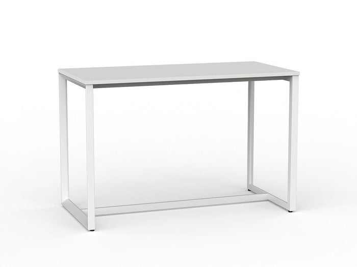 Anvil Bar Leaner Table 1600mm x 800mm - White Frame (Choice of Worktop Colours) White KG_ANVBARL168_W_W