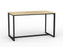 Anvil Bar Leaner Table 1800mm x 900mm - Black Frame (Choice of Worktop Colours) Atlantic Oak KG_ANVBARL_B_AO